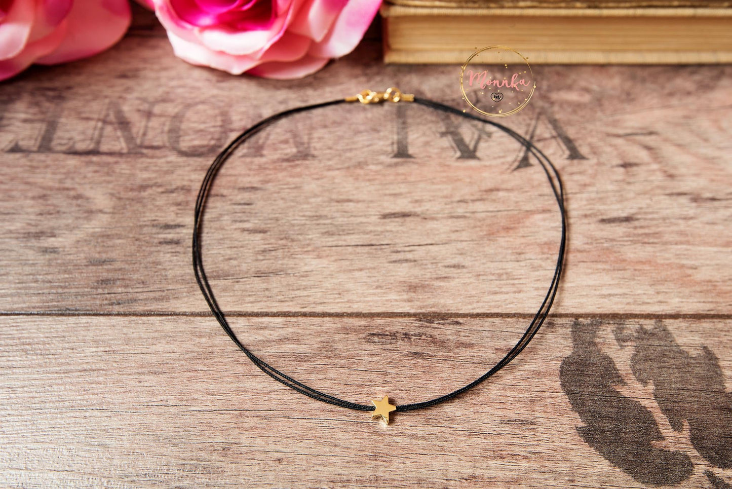 Stella Gold Star Choker Necklace