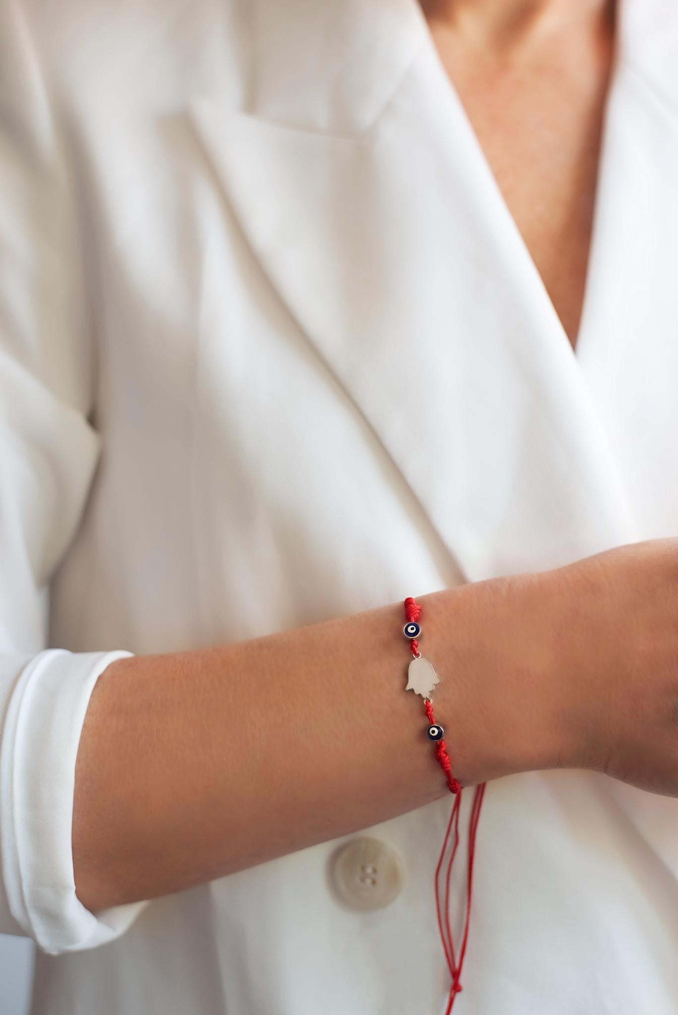 Hamsa Red String Bracelet