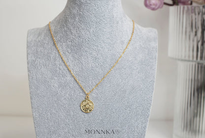 Evil Eye Coin Necklace