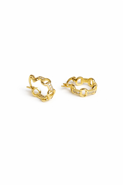 Velora Crystal Hoops