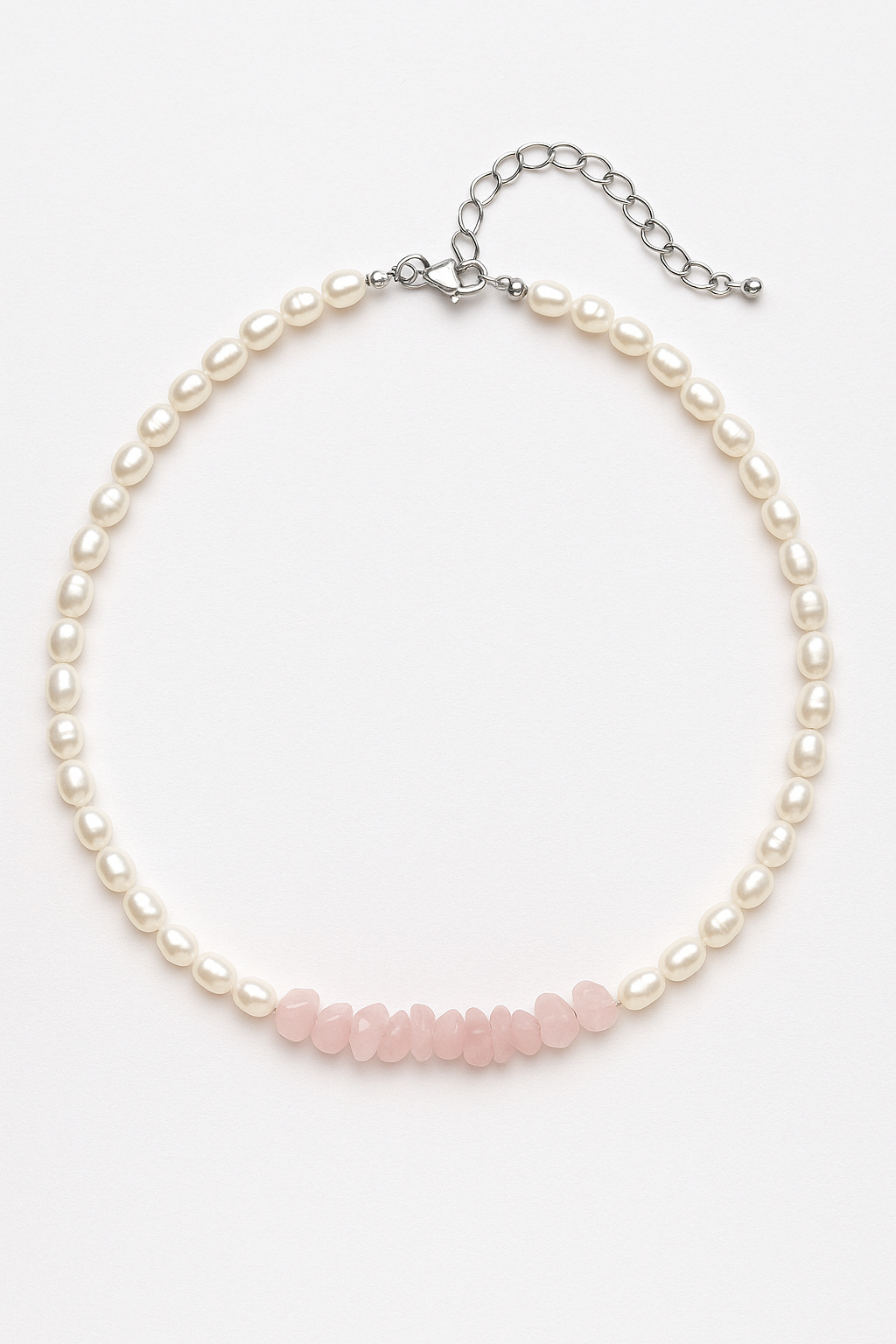 Roselle Pearl Necklace