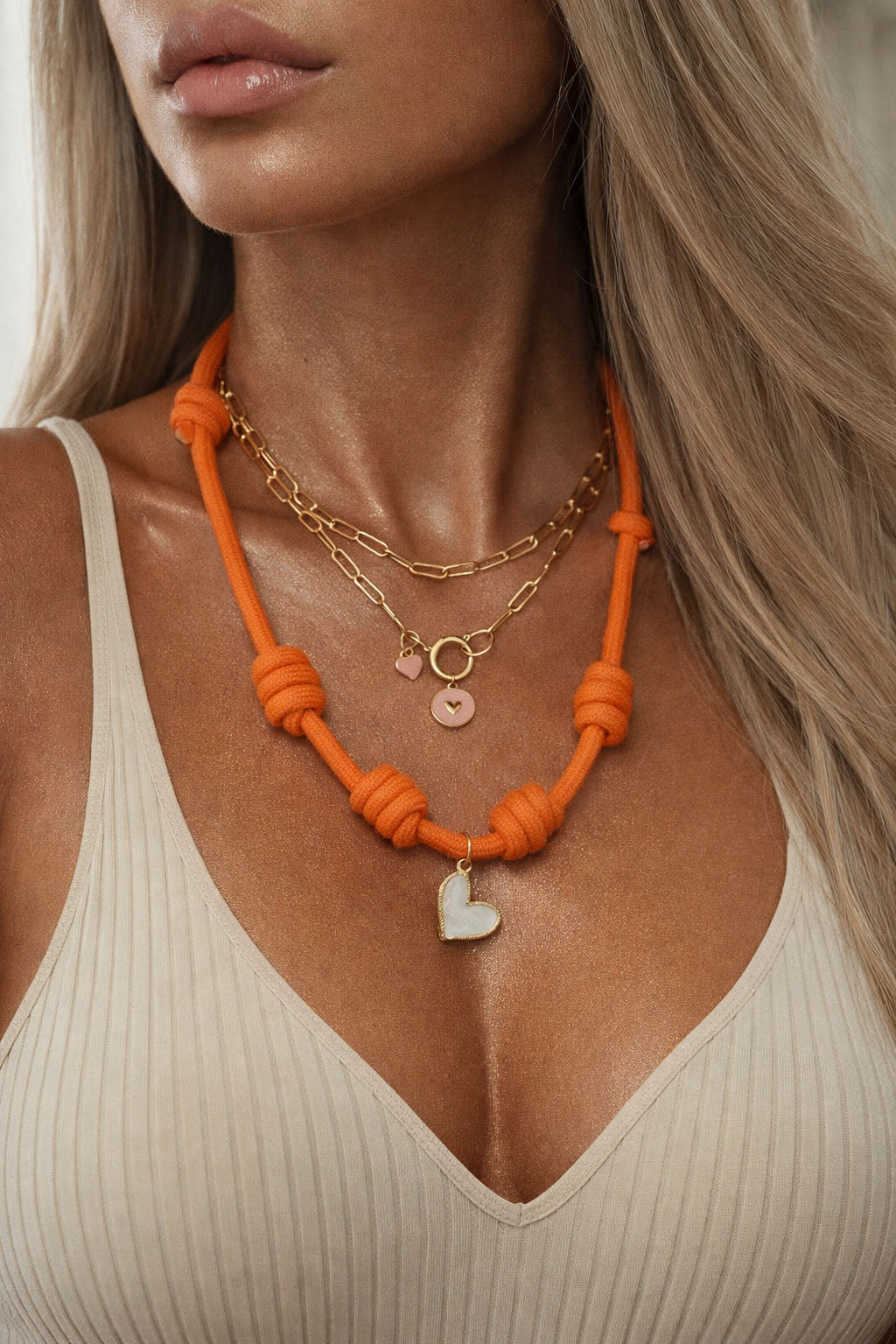 Solenne Heart Necklace